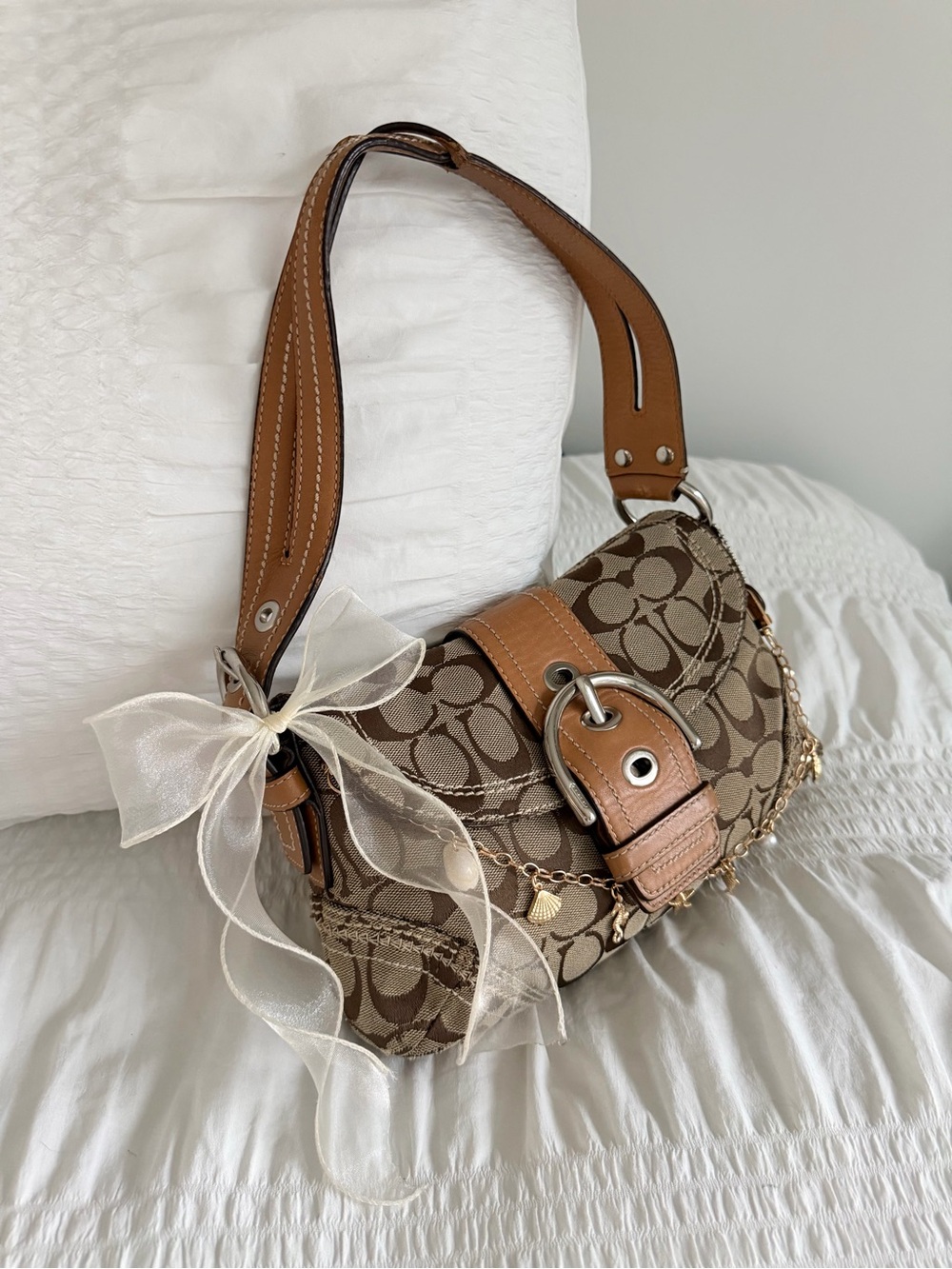 Vintage Coach Small Soho Flap Bag